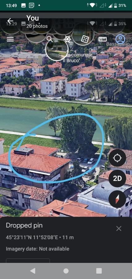 Vicino Al Prato Della Valle Intero Appartamento Parcheggio Facile Di Fronte Pádua Exterior foto