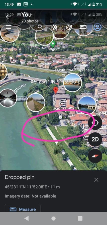 Vicino Al Prato Della Valle Intero Appartamento Parcheggio Facile Di Fronte Pádua Exterior foto